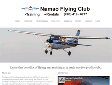 Tablet Screenshot of namaoflyingclub.com
